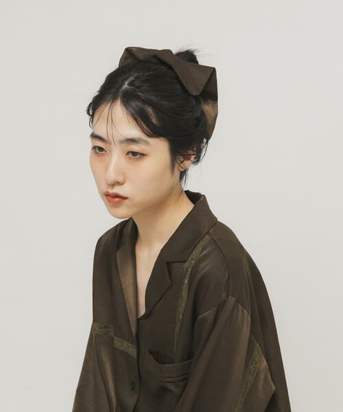 KBF / ケービーエフ ヘアゴム・シュシュ | サテンシュシュ(大) | 詳細4