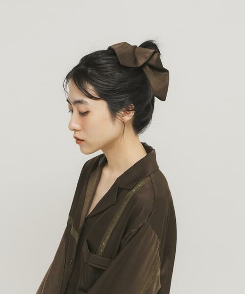 KBF / ケービーエフ ヘアゴム・シュシュ | サテンシュシュ(大) | 詳細5