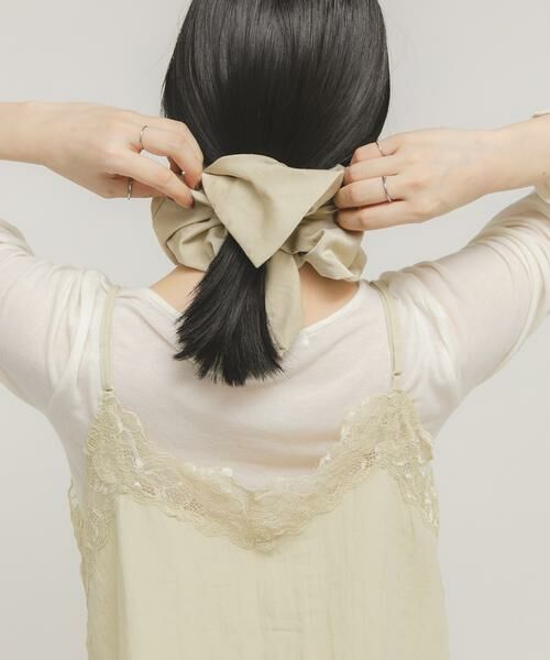 KBF / ケービーエフ ヘアゴム・シュシュ | サテンシュシュ(大) | 詳細10