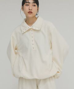 KBF / ケービーエフ その他トップス | ハーフスナップフリースプルオーバー