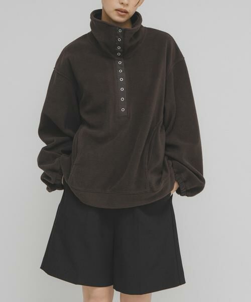 KBF / ケービーエフ その他トップス | ハーフスナップフリースプルオーバー | 詳細2