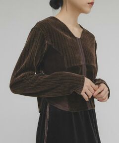 KBF / ケービーエフ カーディガン・ボレロ | モールジャガードカーディガン
