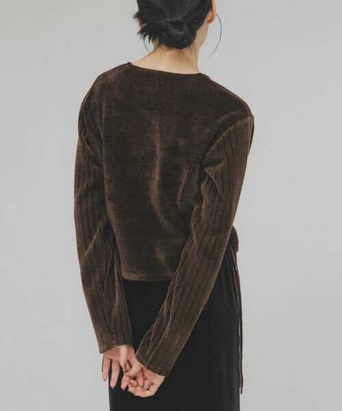 KBF / ケービーエフ カーディガン・ボレロ | モールジャガードカーディガン | 詳細3