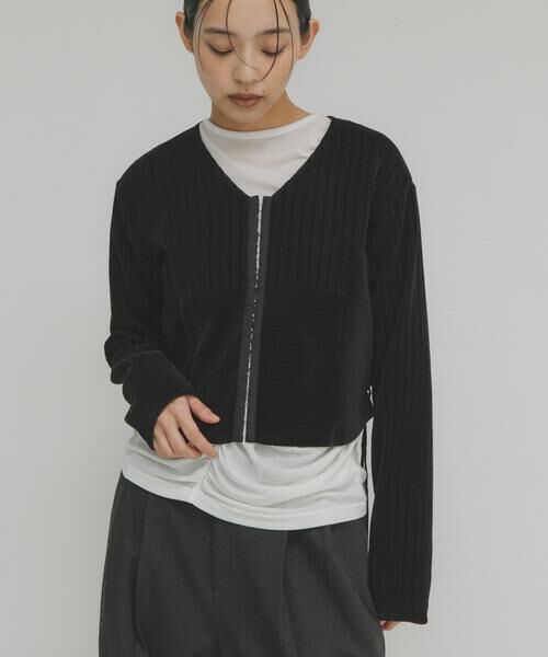 KBF / ケービーエフ カーディガン・ボレロ | モールジャガードカーディガン | 詳細13