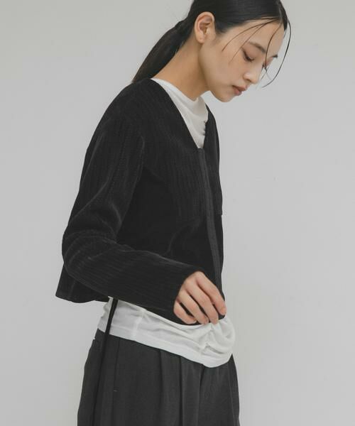 KBF / ケービーエフ カーディガン・ボレロ | モールジャガードカーディガン | 詳細14