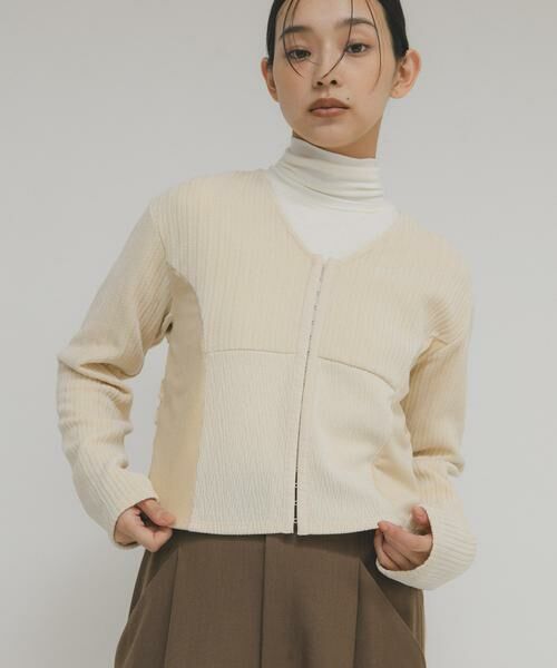 KBF / ケービーエフ カーディガン・ボレロ | モールジャガードカーディガン | 詳細21