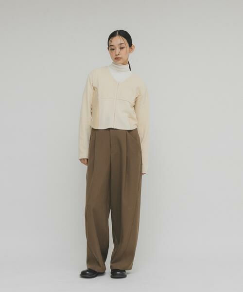 KBF / ケービーエフ カーディガン・ボレロ | モールジャガードカーディガン | 詳細24