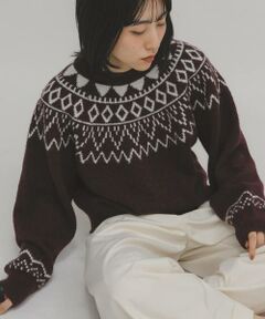 KBF / ケービーエフ ニット・セーター | ノルディックニット