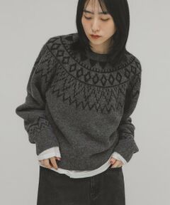 KBF / ケービーエフ ニット・セーター | ノルディックニット