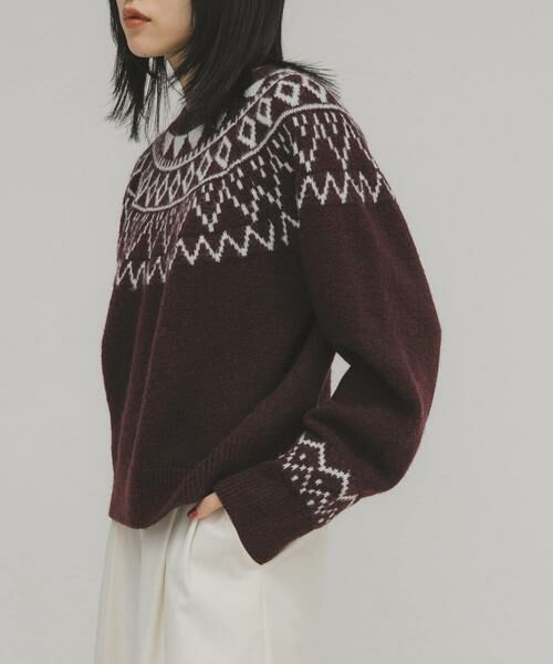 KBF / ケービーエフ ニット・セーター | ノルディックニット | 詳細3