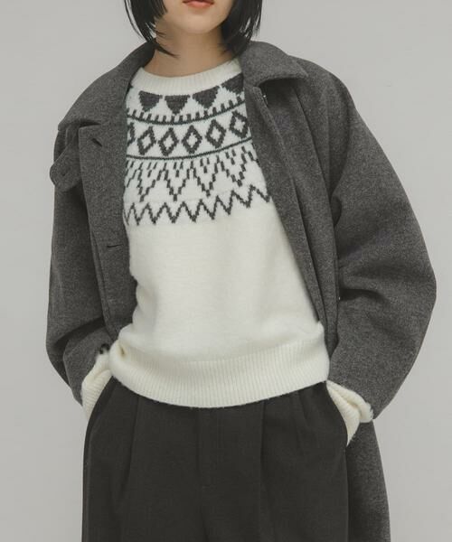 KBF / ケービーエフ ニット・セーター | ノルディックニット | 詳細15