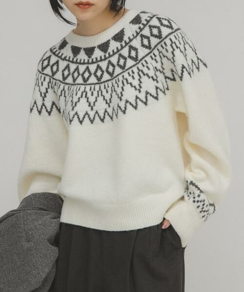 KBF / ケービーエフ ニット・セーター | ノルディックニット | 詳細17