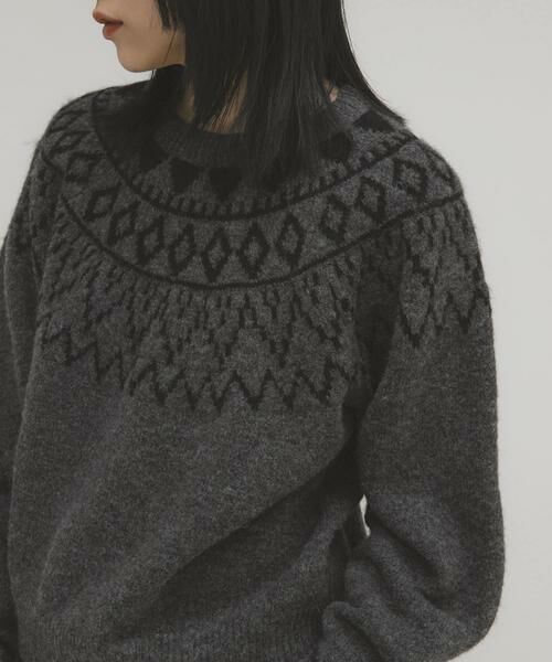KBF / ケービーエフ ニット・セーター | ノルディックニット | 詳細23