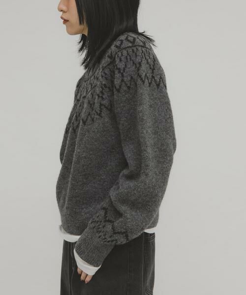 KBF / ケービーエフ ニット・セーター | ノルディックニット | 詳細26