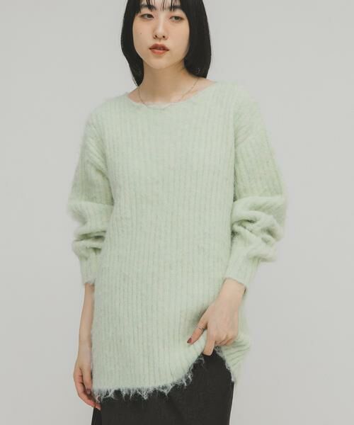 KBF / ケービーエフ ニット・セーター | シャギールーズリブニット | 詳細2