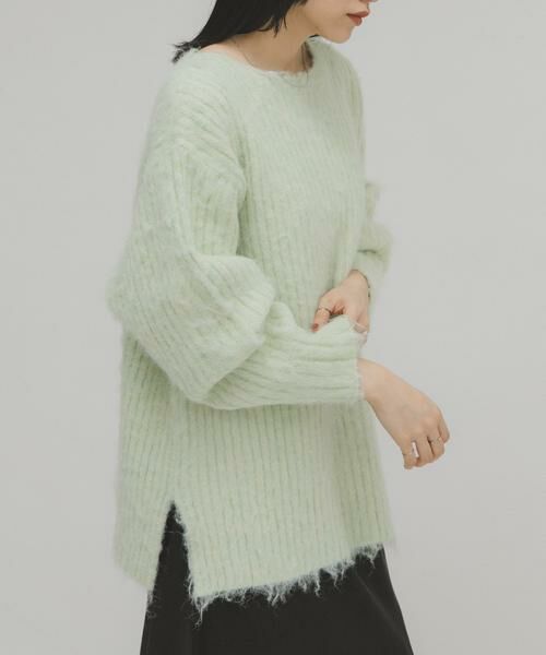 KBF / ケービーエフ ニット・セーター | シャギールーズリブニット | 詳細4