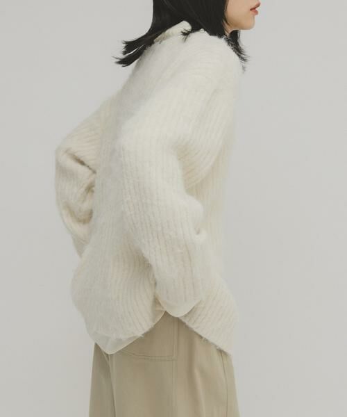 KBF / ケービーエフ ニット・セーター | シャギールーズリブニット | 詳細11