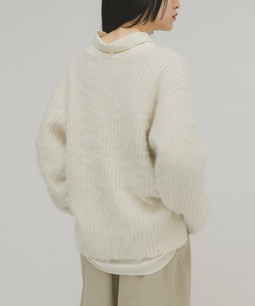 KBF / ケービーエフ ニット・セーター | シャギールーズリブニット | 詳細13
