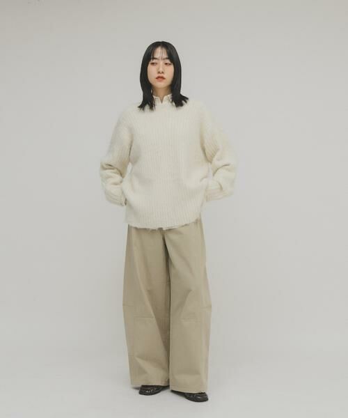 KBF / ケービーエフ ニット・セーター | シャギールーズリブニット | 詳細14