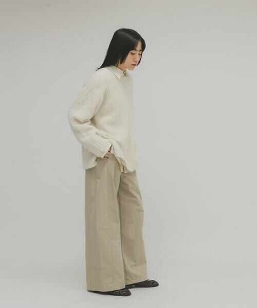 KBF / ケービーエフ ニット・セーター | シャギールーズリブニット | 詳細15