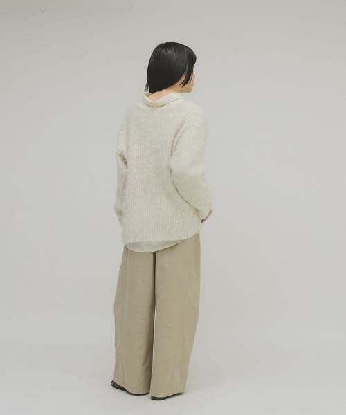 KBF / ケービーエフ ニット・セーター | シャギールーズリブニット | 詳細16