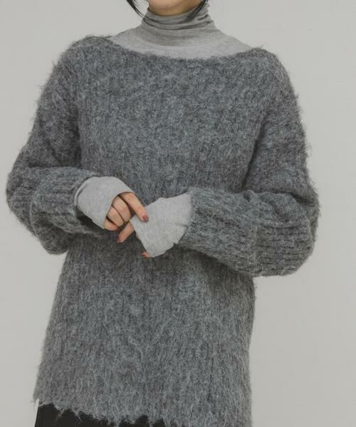KBF / ケービーエフ ニット・セーター | シャギールーズリブニット | 詳細24