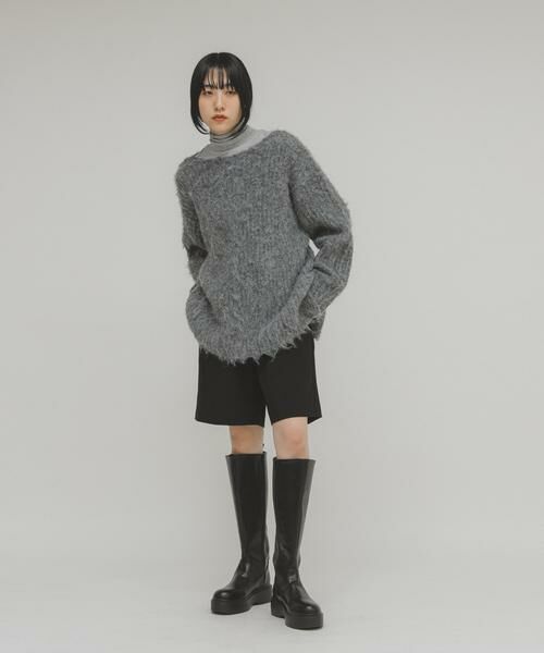 KBF / ケービーエフ ニット・セーター | シャギールーズリブニット | 詳細28