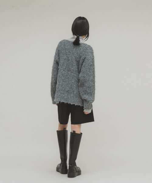KBF / ケービーエフ ニット・セーター | シャギールーズリブニット | 詳細29