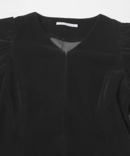 KBF / ケービーエフ シャツ・ブラウス | パフスリーブベロアブラウス | 詳細18
