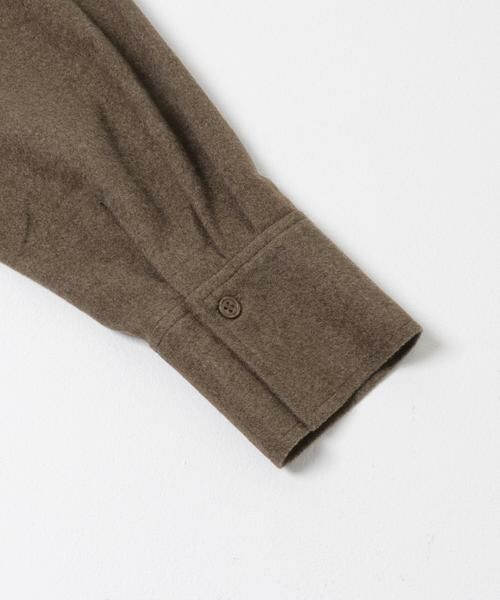 KBF / ケービーエフ シャツ・ブラウス | ウールMIXルーズシャツ | 詳細8