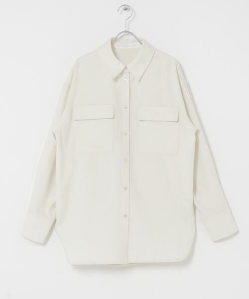 KBF / ケービーエフ シャツ・ブラウス | ウールMIXルーズシャツ | 詳細16