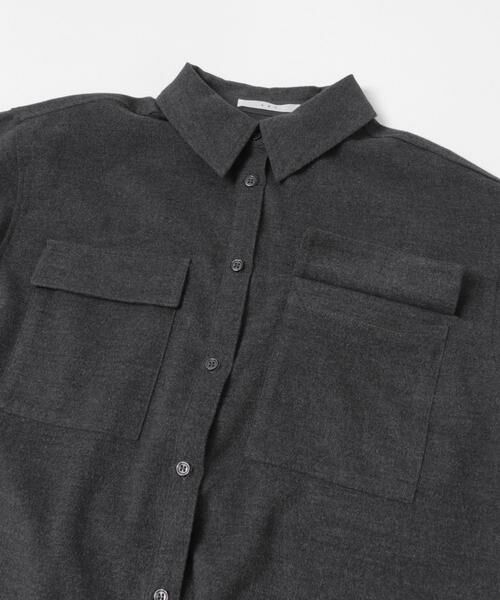 KBF / ケービーエフ シャツ・ブラウス | ウールMIXルーズシャツ | 詳細25