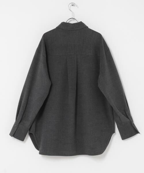 KBF / ケービーエフ シャツ・ブラウス | ウールMIXルーズシャツ | 詳細26