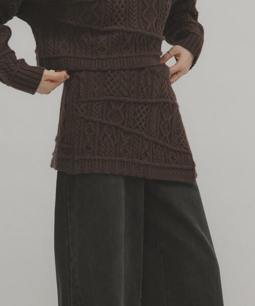 KBF / ケービーエフ スカート | MIXケーブルラップスカート | 詳細1