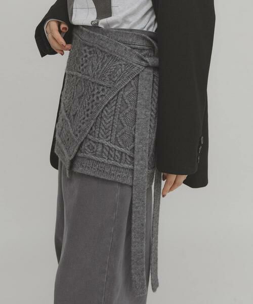 KBF / ケービーエフ スカート | MIXケーブルラップスカート | 詳細9