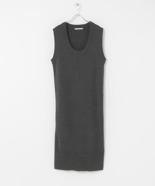 KBF / ケービーエフ ワンピース | ハーフZIPレイヤードニットワンピース | 詳細7