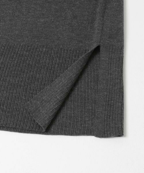 KBF / ケービーエフ ワンピース | ハーフZIPレイヤードニットワンピース | 詳細9