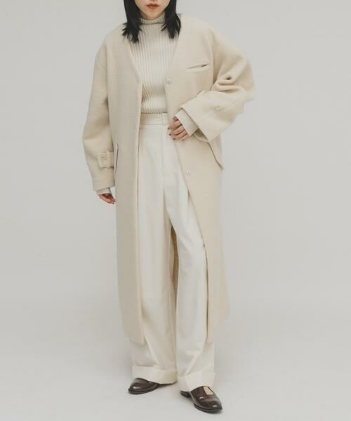 KBF / ケービーエフ その他アウター | テディボアロングコート | 詳細4