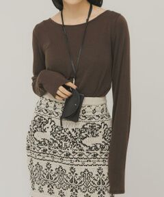 KBF / ケービーエフ Tシャツ | タックドレープロンTEE