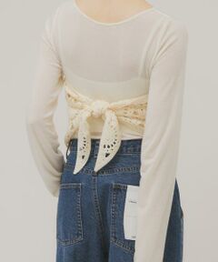 KBF / ケービーエフ Tシャツ | タックドレープロンTEE