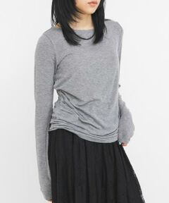 KBF / ケービーエフ Tシャツ | タックドレープロンTEE