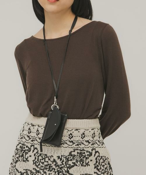 KBF / ケービーエフ Tシャツ | タックドレープロンTEE | 詳細1