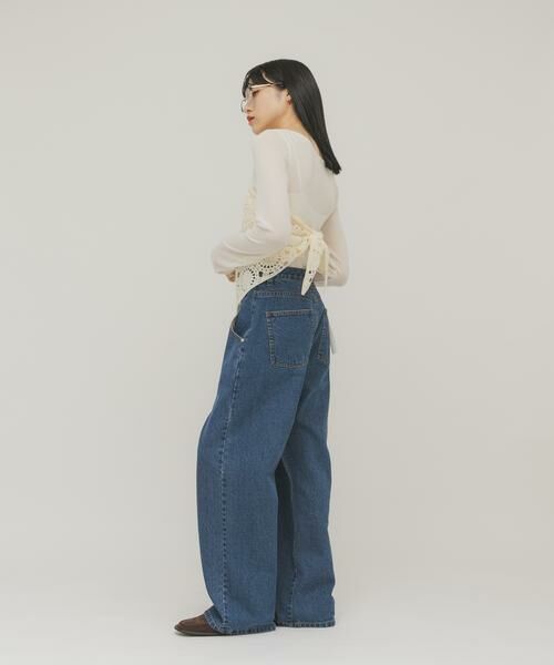 KBF / ケービーエフ Tシャツ | タックドレープロンTEE | 詳細23