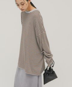 KBF / ケービーエフ ニット・セーター | シアーボーダールーズニット