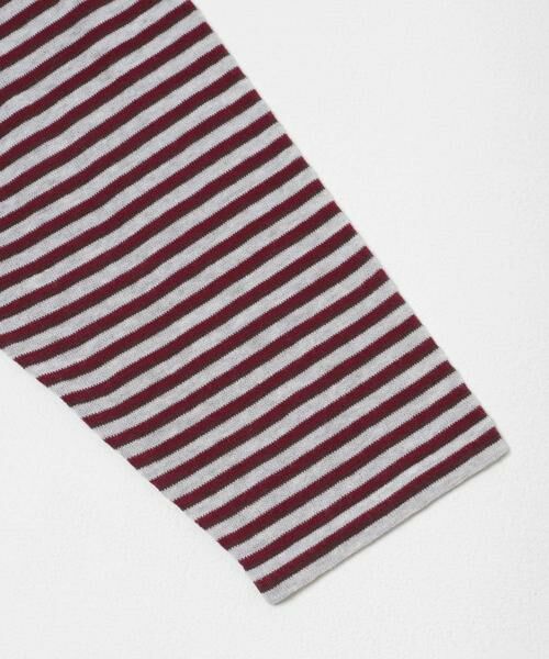 KBF / ケービーエフ ニット・セーター | シアーボーダールーズニット | 詳細8