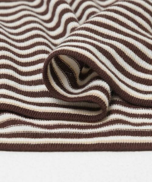 KBF / ケービーエフ ニット・セーター | シアーボーダールーズニット | 詳細20