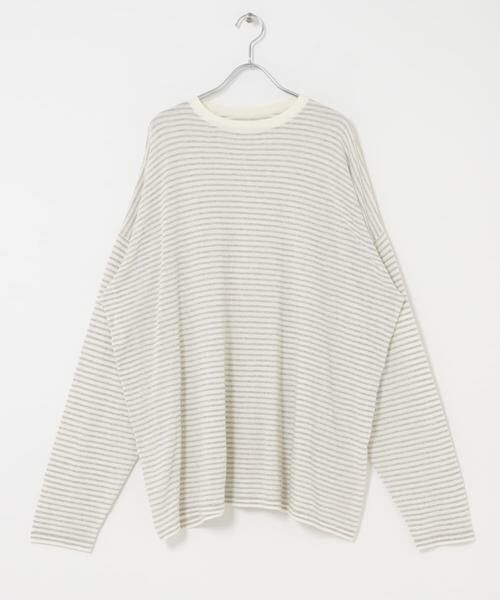 KBF / ケービーエフ ニット・セーター | シアーボーダールーズニット | 詳細29