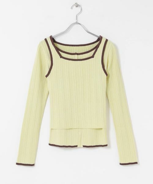 KBF / ケービーエフ ニット・セーター | 2WAYタンクトップSETカーディガン | 詳細7