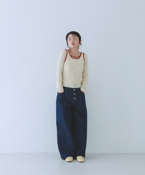 KBF / ケービーエフ ニット・セーター | 2WAYタンクトップSETカーディガン | 詳細26
