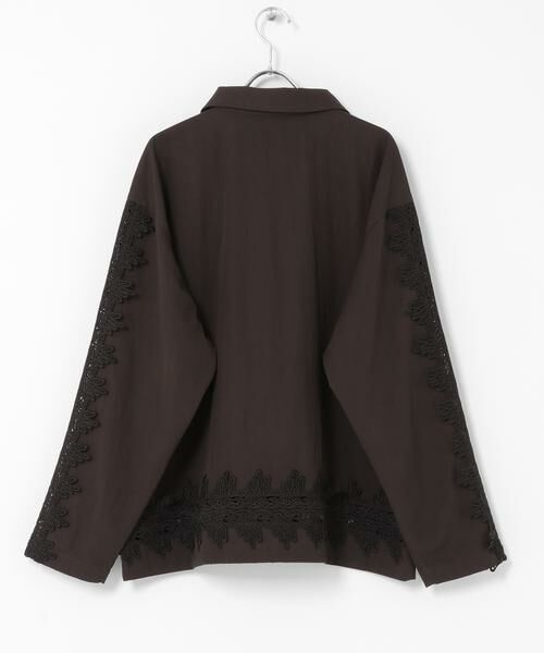 KBF / ケービーエフ シャツ・ブラウス | ヴィンテージライクレースシャツ | 詳細10